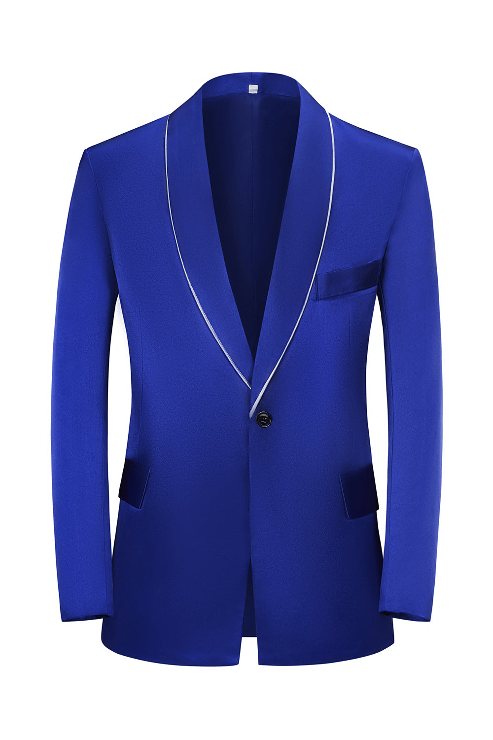 Royal Blue Peak Lapel 3 Piece Men's Formal Suits